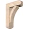 Ekena Millwork Thorton Craftsman Smooth Bracket w/ Offset Brace, Douglas Fir, 7 1/2"W x 22"D x 30"H BKT0806X22X30THR04SDF - alternate 1